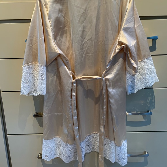 Silk Lace Robe - Picture 2 of 5